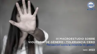 Portada del III Macroestudio de Violencia de G&eacute;nero "Tolerancia Cero"