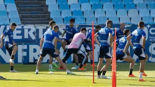 Entrenamiento del Real Zaragoza
