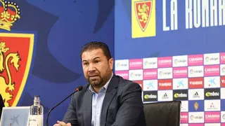 Cordero en la sala de prensa