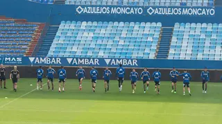 Entrenamiento La Romareda