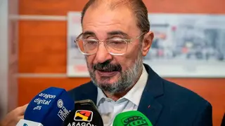 El presidente del Gobierno de Arag&oacute;n, Javier Lamb&aacute;n