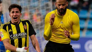 Beb&eacute; celebra el gol ante el Andorra