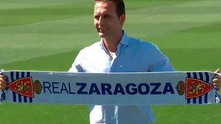 Presentaci&oacute;n de Rub&eacute;n Baraja como nuevo entrenador del Real Zaragoza