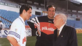 Doctor Villanueva en La Romareda