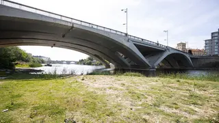 El Ebro se encuentra ya en una situaci&oacute;n l&iacute;mite a su paso por Zaragoza