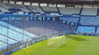 Imagen del fondo norte de La Romareda