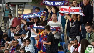 Ziganda se ha referido a la afici&oacute;n oscense. Foto: LaLiga Smartbank