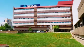 Fachada del Hospital MAZ en Zaragoza