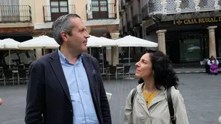 Durante su visita a Teruel, Ortas ha recordado la importancia de contar con m&aacute;s vivienda de alquiler social. Fotograf&iacute;a: Ciudadanos T&uacute;-Arag&oacute;n.