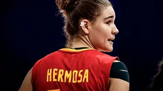 Nerea Hermosa con la Selecci&oacute;n