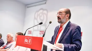 Javier Lamb&aacute;n ha intervenido en el Comit&eacute; Regional del PSOE-Arag&oacute;n