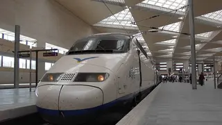 Tren Ave en estaci&oacute;n Delicias Zaragoza