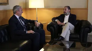 Ambos l&iacute;deres se han reunido en el Pignatelli este jueves
