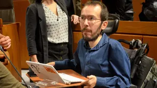 Pablo Echenique en 2016, durante su etapa como diputado en las Cortes de Arag&oacute;n