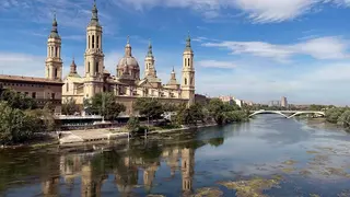 El Ebro, a su paso por Zaragoza el pasado mes de abril