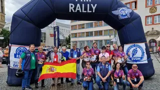Alrededor de mil motos van a participar en este evento cuyos participantes proceden de m&aacute;s de 20 pa&iacute;ses del mundo, siendo los italianos el grupo m&aacute;s numeroso. Fotograf&iacute;a: RFME.