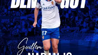 El delantero jugar&aacute; esta temporada 2023/24 cedido en el Sabadell. Fotograf&iacute;a: CE Sabadell.