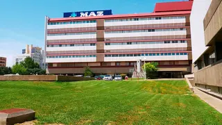 Fachada del Hospital MAZ de Zaragoza
