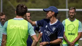 El t&eacute;cnico destaca su buena estancia en Benasque, pues este jueves vuelven a Huesca. Fotograf&iacute;a: S.D. Huesca.