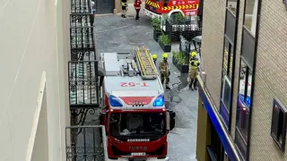 Tres camiones de bomberos han acudido a este c&eacute;ntrico restaurante 