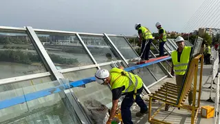 Rehabilitaci&oacute;n de la pasarela del Voluntariado
