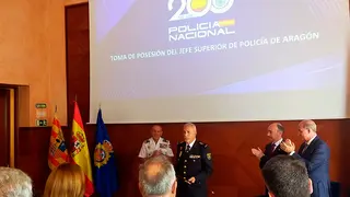 En el acto, ha tomado posesi&oacute;n el que ya es el nuevo jefe de Polic&iacute;a en Arag&oacute;n
