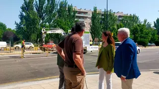 Hoy han comenzado las obras de este carril bici en el barrio del Actur