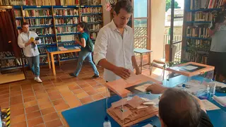 Jorge Pueyo ha votado en Fonz | Foto: Sumar