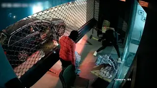 Robo por alunizaje en un establecimiento comercial