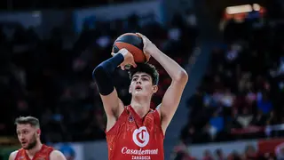 El p&iacute;vot se ha despedido v&iacute;a Instagram, aunque el club no se ha pronunciado. Fotograf&iacute;a: Casademont Zaragoza.