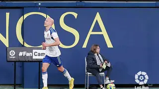 Mollejo durante su partido en Villarreal la pasada temporada