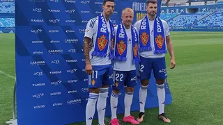 Triple presentaci&oacute;n en La Romareda