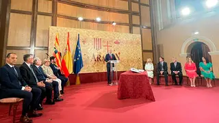 Los miembros del nuevo Gobierno de Arag&oacute;n han prometido o jurado sus cargos