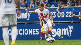 La vuelta del jugador podr&iacute;a hacerse oficial en los pr&oacute;ximos d&iacute;as. Fotograf&iacute;a: S.D. Huesca.