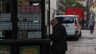 Puesto de venta de loter&iacute;a