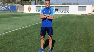 carlos nieto, jugador del Real Zaragoza