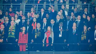 Rubiales, en el palco de la final del Mundial con todas las autoridades de la FIFA e internacionales