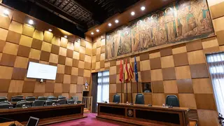 Sal&oacute;n de plenos Ayuntamiento de Zaragoza