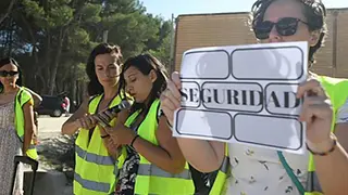 Manifestaci&oacute;n de padres del CEIP Mar&iacute;a Zambrano