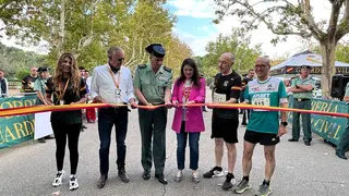 F&eacute;lix Brocate, no se ha querido perder este popular evento y ha participado bajo con el dorsal 615. Fotograf&iacute;a: Guardia Civil.