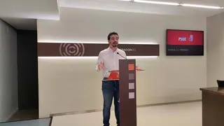 El secretario de Organizaci&oacute;n y diputado en las Cortes, Dar&iacute;o Villagrasa, ha reaccionado ya por la tarde. Foto: PSOE Arag&oacute;n