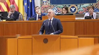 La amnist&iacute;a ha centrado el debate en la primera jornada del Pleno. Foto: Cortes de Arag&oacute;n