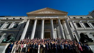 Feij&oacute;o, con sus diputados y senadores 