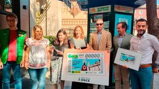 Presentaci&oacute;n del cup&oacute;n de la ONCE para el D&iacute;a del Pilar