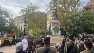 Homenaje a las Hero&iacute;nas de los Sitios en la Plaza del Portillo