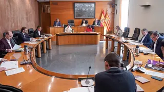 PSOE, PP, Vox y Podemos han reaccionado al mediod&iacute;a, inmediatamente despu&eacute;s. Foto: Cortes de Arag&oacute;n