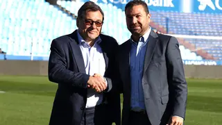 Cordero y Sanllehi en La Romareda