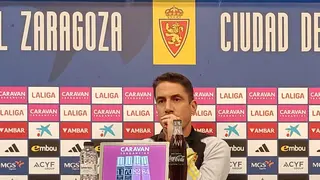 Julio Vel&aacute;zquez en su primera comparecencia en la Ciudad Deportiva