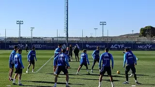 Entrenamiento del Real Zaragoza