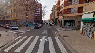 El hombre fue trasladado al hospital con lesiones graves